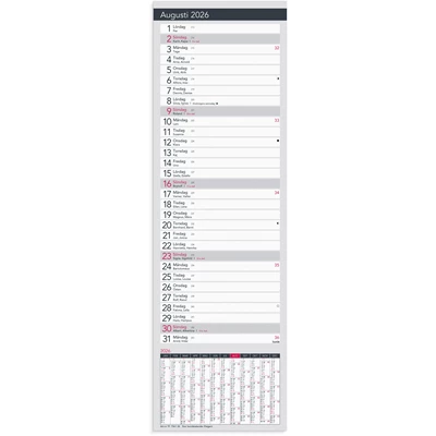 Kalender 2026 Stor Bordskalender Elegant