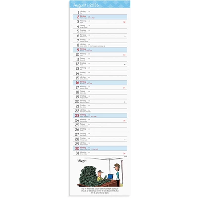 Kalender 2026 Stor Bordskalender Humor