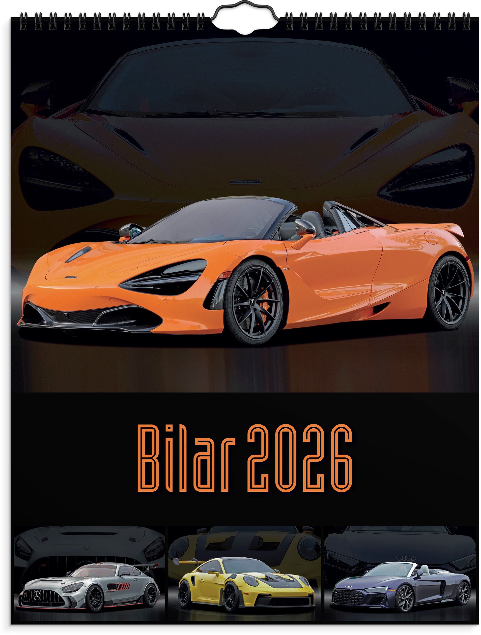 Väggkalender 2026 Bilar