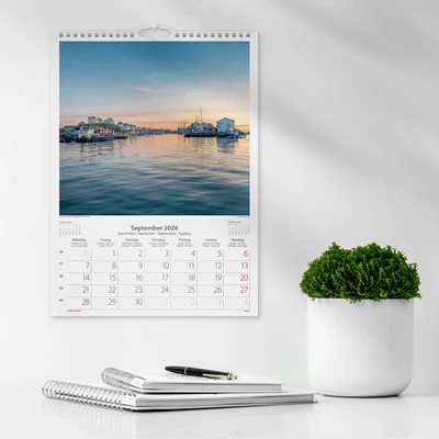 Väggkalender Beautiful Sweden 2026