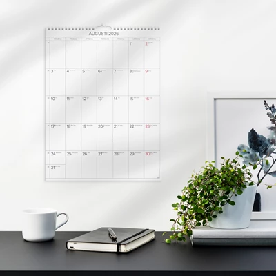 Väggkalender 2026 Stora Månadskalendern