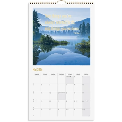 Väggkalender 2026 Dream & Do