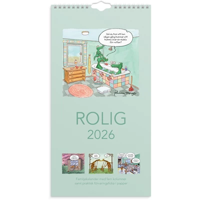 Familjekalender 2026 Rolig