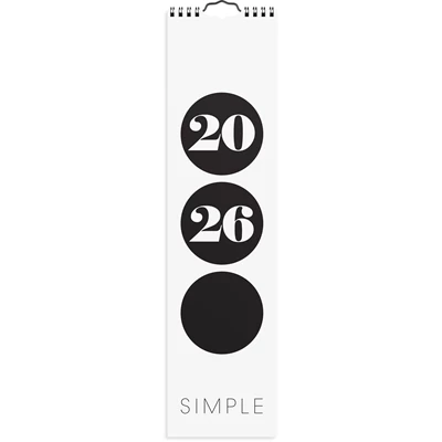 Väggkalender 2026 Simple