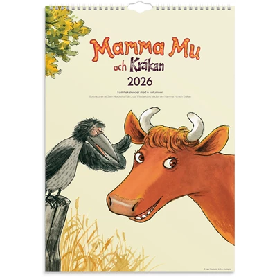 Familjekalender 2026 Mamma Mu