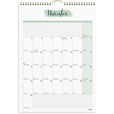 Väggkalender 2026 Life Organizer