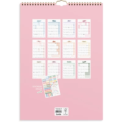Väggkalender 2026 Life Organizer
