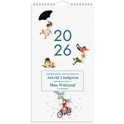 Familjekalender 2026 Ilon Wikland