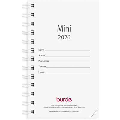 Kalender 2026 Mini refill