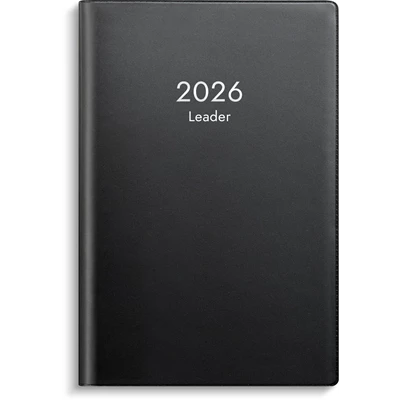 Kalender 2026 Leader svart plast