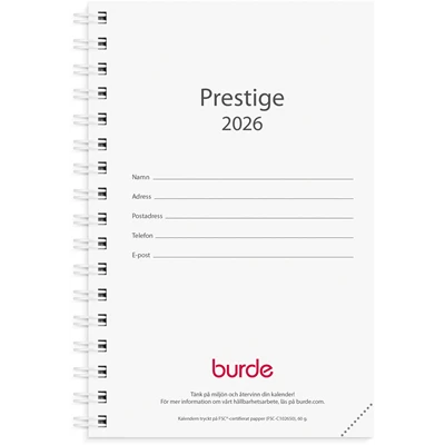 Kalender 2026 Prestige refill
