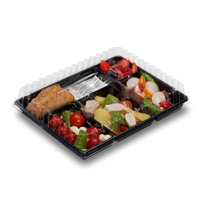 Tapasbricka svart 5-fack PR290 200st