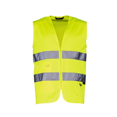 Varselväst Worksafe Dragkedja Klass 2