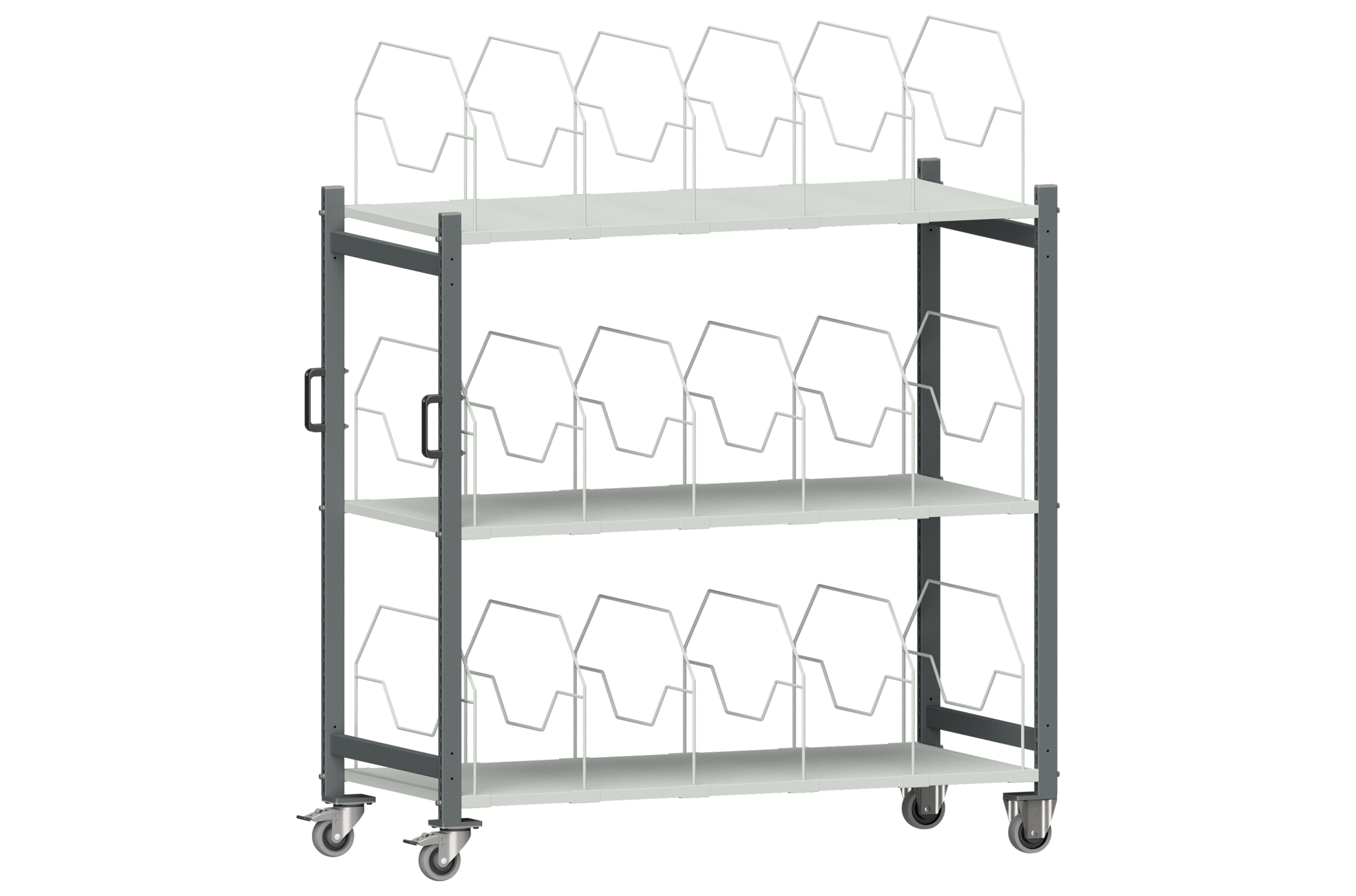 Kartongvagn Hög 1500