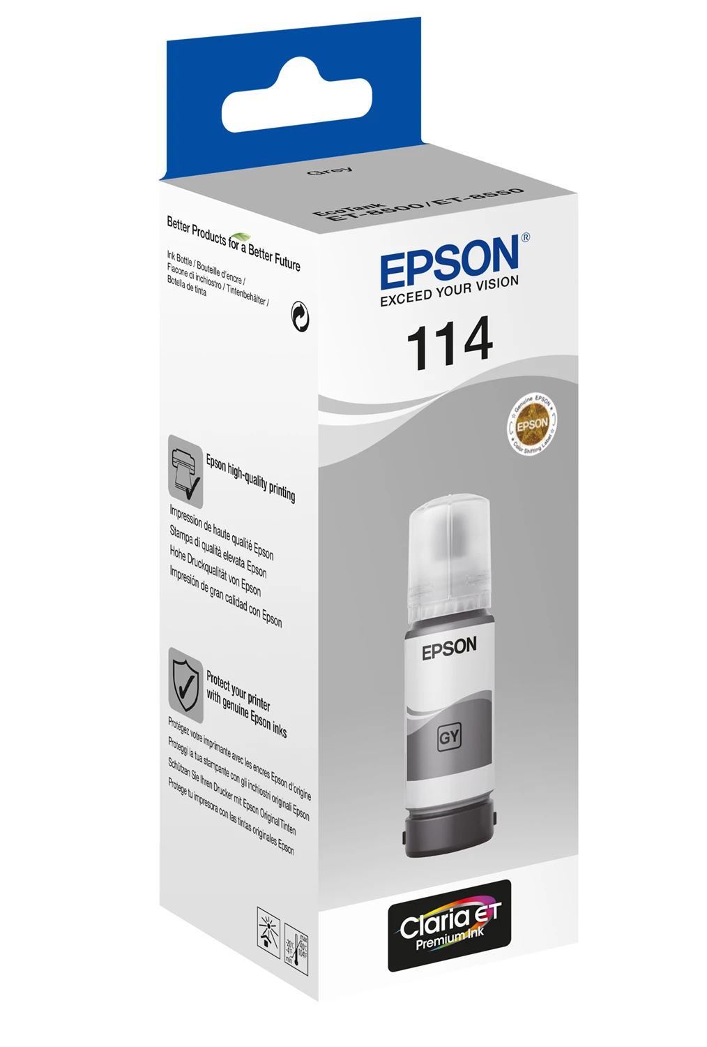 Bläckpatron Epson Ecotank 114 Grå
