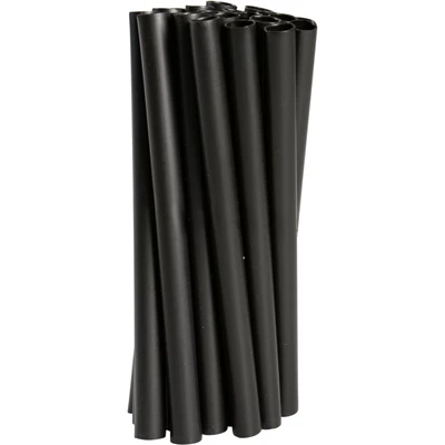 Sugrör Återanvändbara Ø8mm 12cm Svart 250st/fp