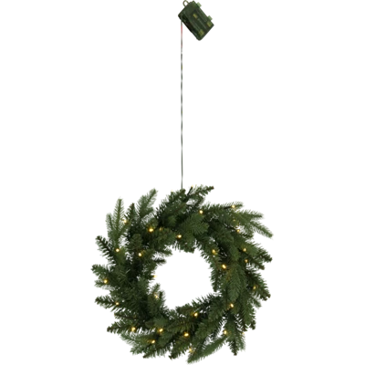 Julkrans Byske 45 cm med LED-ljus