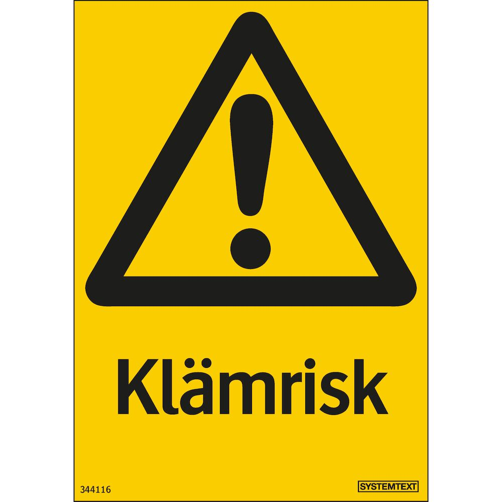Dekal "Klämrisk" 105x148mm