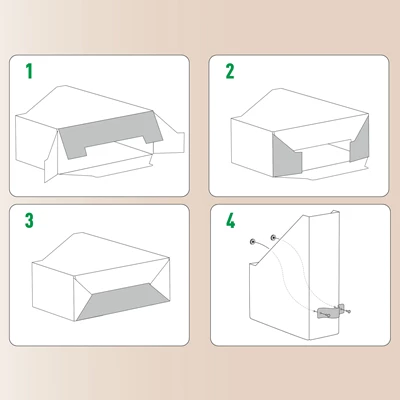 Tidskriftssamlare Leitz Puro Grön 2st/fp