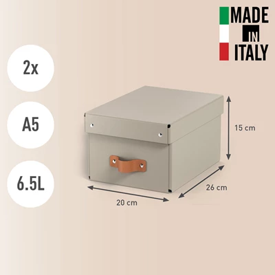 Förvaringslåda Leitz Puro S Beige 2st/fp