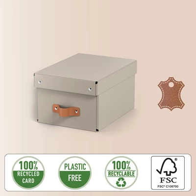 Förvaringslåda Leitz Puro S Beige 2st/fp