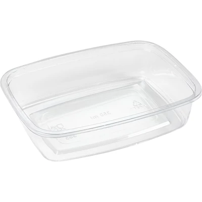 Bägare Rektangulär APET 350ml Transparent 600st