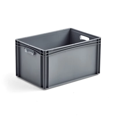 Plastback EURO 600x400x320mm 62l grå