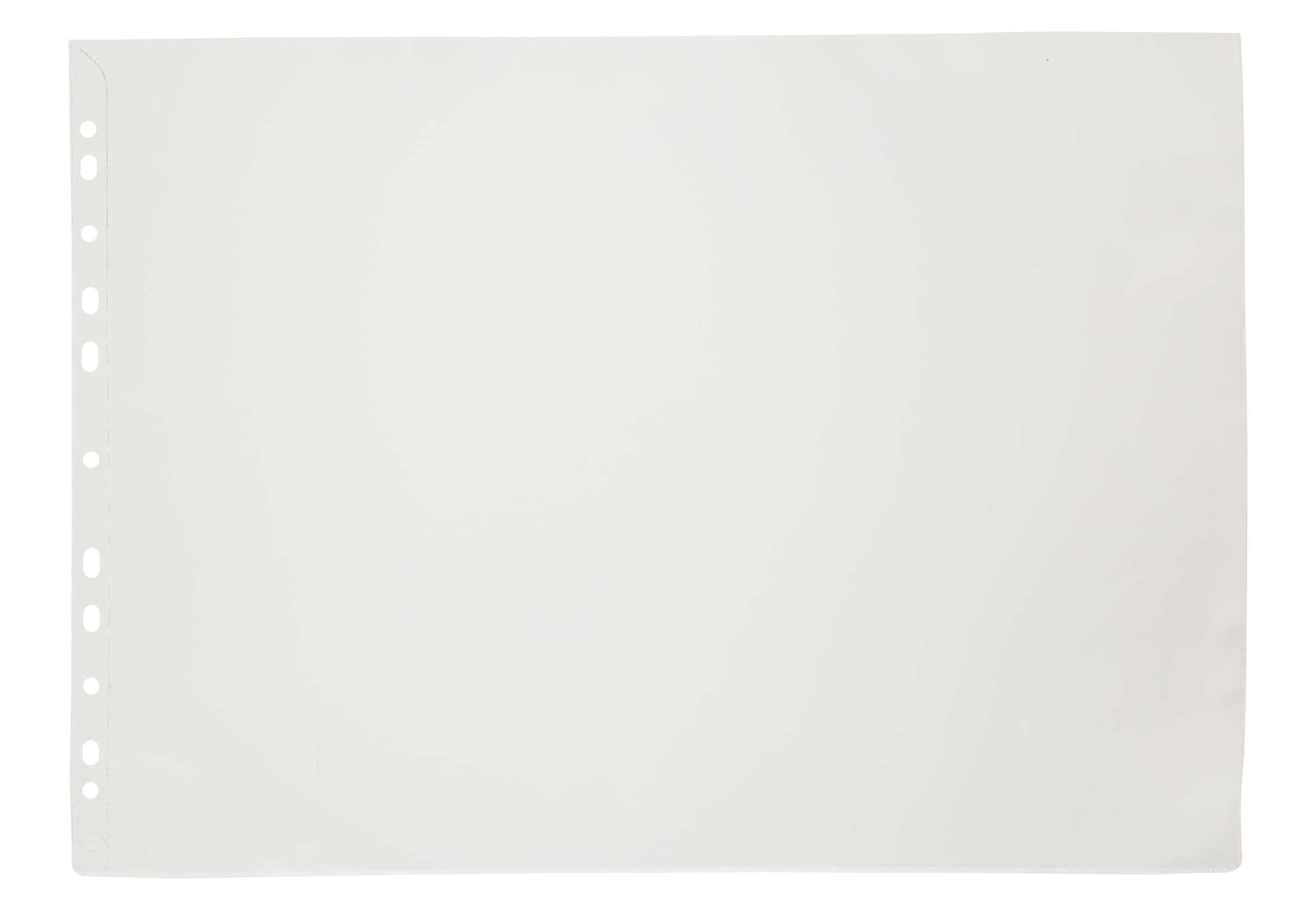 Plastficka A4L 0,12 PP transp präglad 100/fp