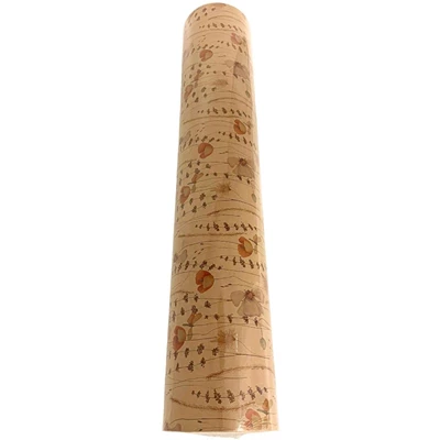 Blompapper rulle 75cm 8kg Brun Tistel