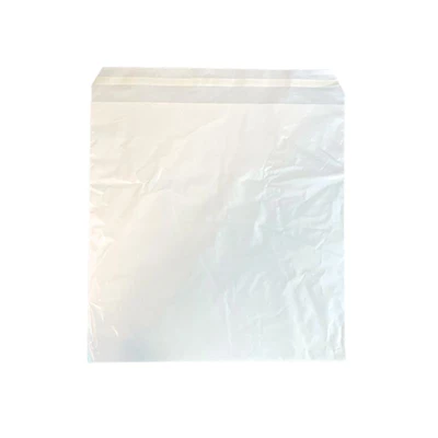 E-handelspåse limlapp LDPE 60my Vit 