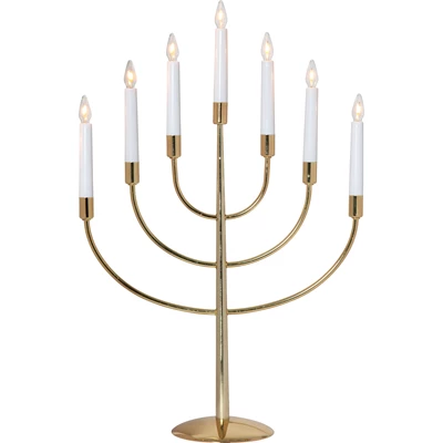 Ljusstake Titus mässing 7 LED-ljus