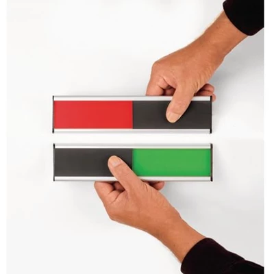 Skylt IN/UT 250x60mm Legamaster