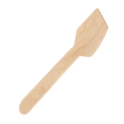 Glasssked Trä vaxad 95mm 100/fp