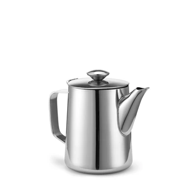 Kaffekanna 600ml lång pip Rostfri