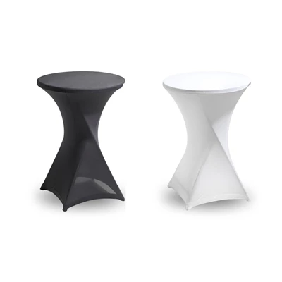 Stretchöverdrag runda ståbord Ø80cm 110cm