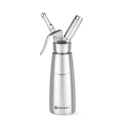 Gräddsifon aluminium 0,5L Silver