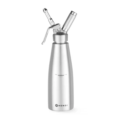 Gräddsifon aluminium Silver