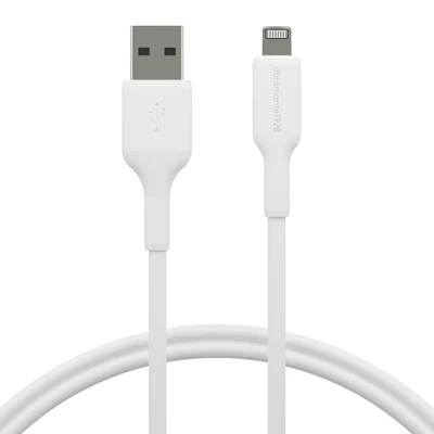 Kabel USB-A till Lightning Vit 1m