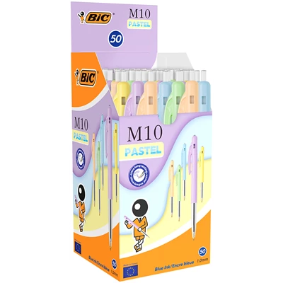 Kulspetspenna Bic M10 Clic M Pastell