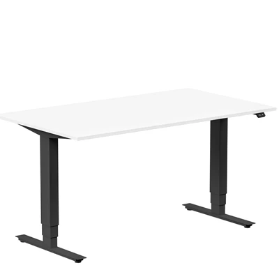 Skrivbord Ergofunk Max 140x80cm Vit/Svart