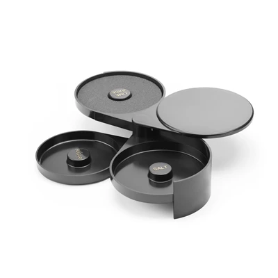 Glasrimmer 3-delad Svart