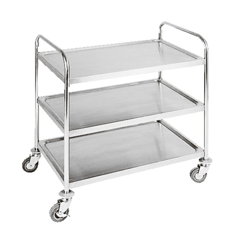 Serveringsvagn 91x59x93cm Rostfri 18/8