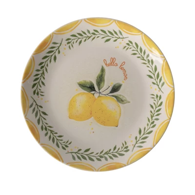Tallrik flat rund Limoncello 20cm