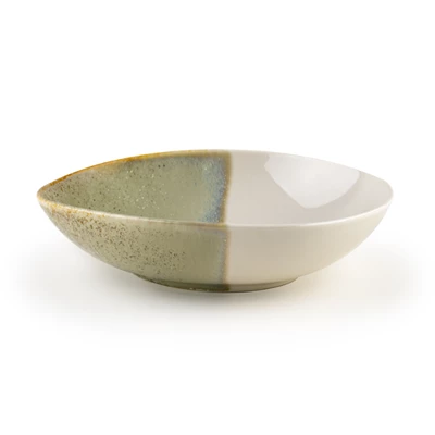 Tallrik djup rund oregelbunden Soho Verde 22cm