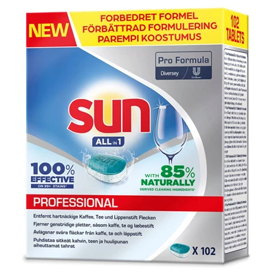 Maskindiskmedel Sun All in one Professional 102/fp