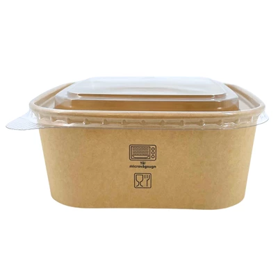 Microform kartong 2GO Kvadrat 1300ml 300st/kolli