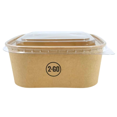 Microform kartong 2GO Kvadrat 1300ml 300st/kolli