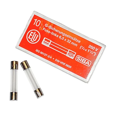 Säkring Fin 2,5A 6x32mm Trög 10st/fp