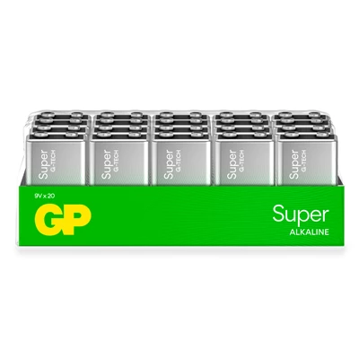 Batteri GP Super Alkaline 9 volt