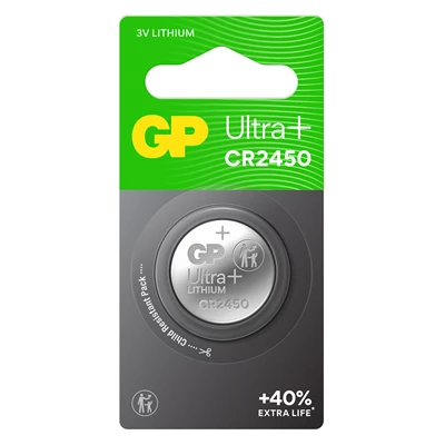 Knappcellsbatteri GP Litium CR2450 10/fp